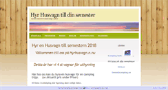 Desktop Screenshot of hyrhusvagn.n.nu